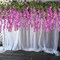 Summer Flower Garland,12FT Eucalyptus Greenery Garlands with 20 Flowers,Artificial Flower Vine Rose,Peony,Hydrangea,Dahlia,Floral Garland for Table Centerpiece Wedding Party Garden Decor